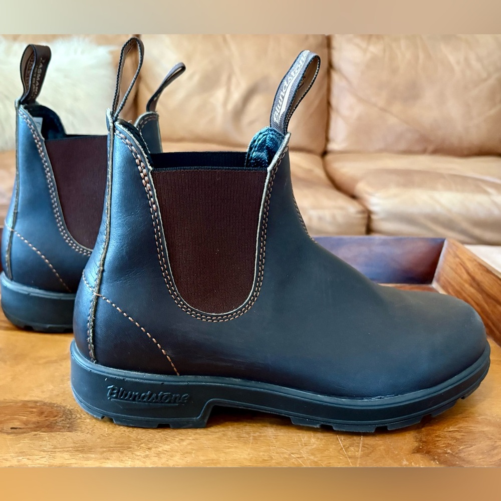 BLUNDSTONE 500 Series Unisex Premium Water Resistant Leather Chelsea Boots - Picture 6 of 11